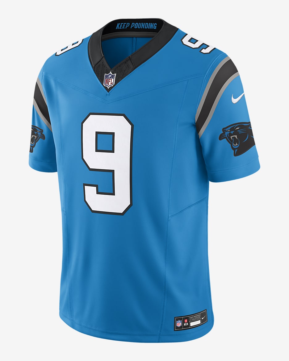 Men s Nike Jaycee Horn Blue Carolina Panthers Vapor F.U.S.E. Limited Jersey Size Extra Large